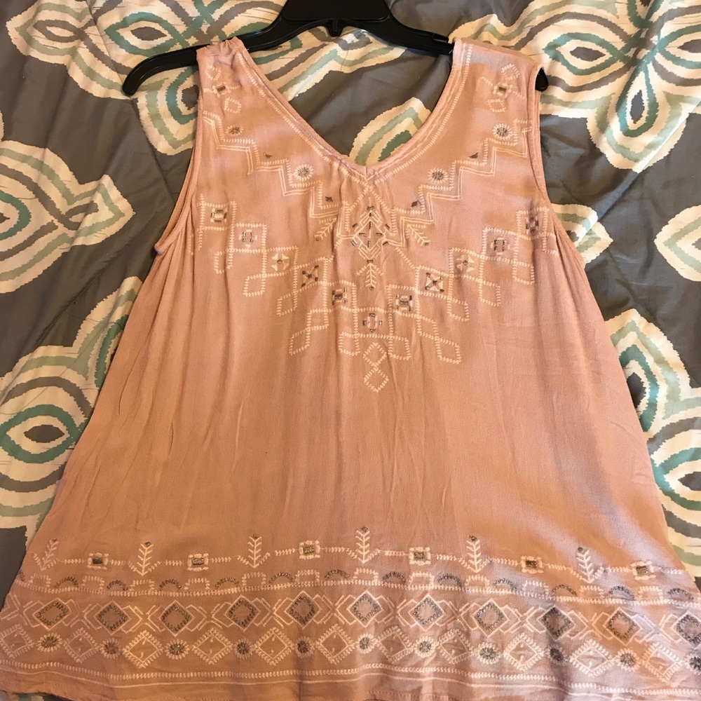 Cute pink tank top.